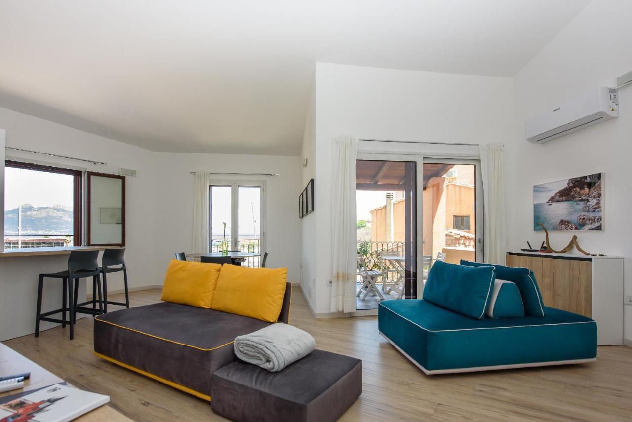 Loft Lungomare Vista Mare E Monti Leilighet Àrbatax Eksteriør bilde